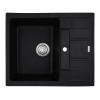 Мойка для кухни гранитная HAIBA HB8210-G226 BLACK  620x500x200