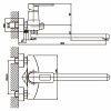 Смеситель для ванны HB Gudini 006 euro