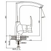Змішувач для кухні HB Focus 018